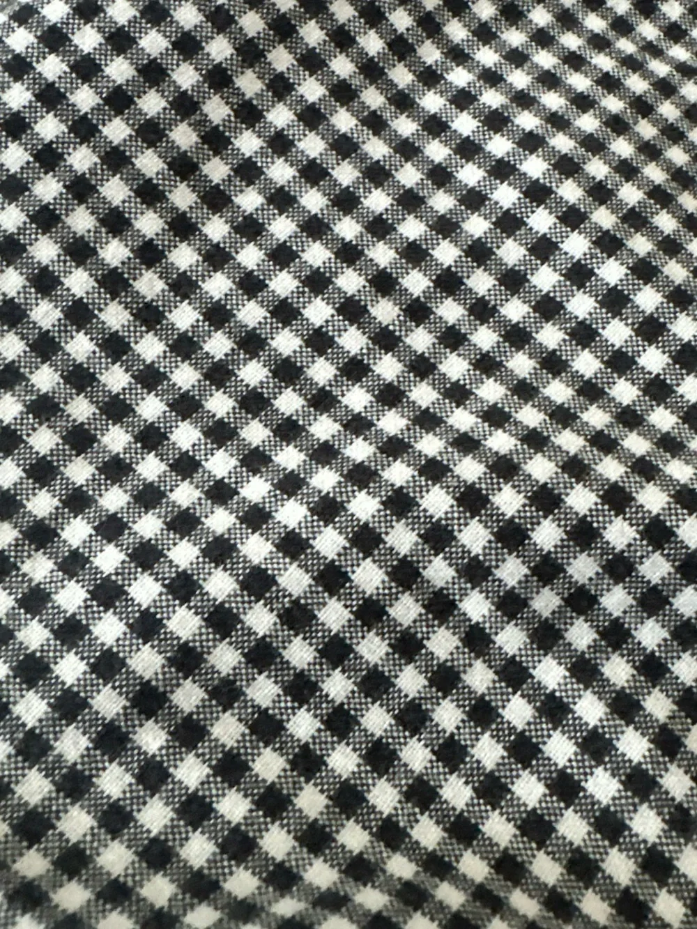 Black & White Gingham Elastic Waist Shorts Vintage Baxter & Wells Large